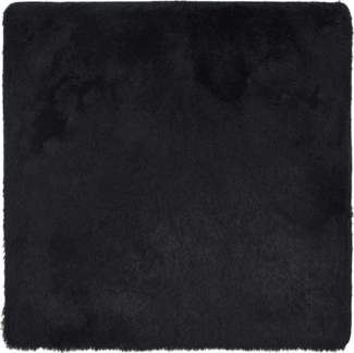 vidaXL Teppich Shaggy Hochflor NAVARRA Schwarz 240x240 cm Polyester 4102886