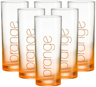Ritzenhoff & Breker Flash Trinkglas 360 ml 6er Set - Orange - DS