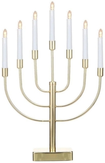 Seasonals LED Fensterleuchter 1076 LED-Metalleuchter "Anywhere" Gold / Messing