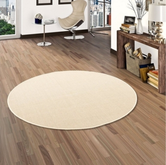 Snapstyle Sisalteppich Sisal Natur Teppich Rund, Rund, Höhe: 6 mm