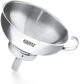 GEFU Einmachtrichter Versare, 14 cm aus Edelstahl für den Küchengebrauch, spülmaschinengeeignet