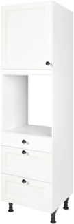 nobilia® Backofenumbauschrank "Cascada", Ausrichtung wählbar, mit Schublade und zwei Auszügen und einer Tür, vormontiert, Breite/Höhe: 60/216,6 cm