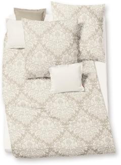 Fleuresse Lech Edelflanell Bettwäsche 200x220 Ornamente beige-sand 603739-7