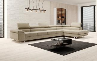 Luxusbetten24 Schlafsofa Designer Sofa Maxi, mit Schlaf- und Klappfunktion