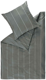 Esprit Bettwäsche HARPLINES Renforcé Kissenbezüge und Bettwäsche, Baumwolle, 1 teilig, 200 x 200 cm in Anthrazit