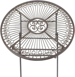 Klapptisch "Provence" Tisch Möbel Gartenmöbel Gartentisch Klappmöbel Metalltisch