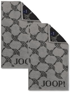 2 Stück Joop! Gästetuch Cornflower 1721-77 platin 30x50