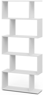 Vicco Raumteiler Weiß 70x164.1 cm 5 Fächer, Levio