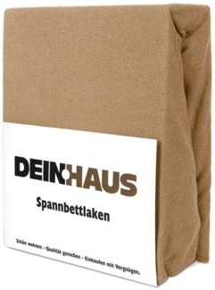 DH DEIN. HAUS Spannbettlaken Frottee, Gummizug: mit Gummizug, Baumwolle, atmugsaktiv, hautfreundlich, pflegeleichter Stoff