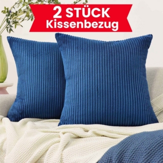 Amilian Kissenbezüge - 2er Set Kissenbezug - Kissenhüllen - Zierkissenbezüge, (2 Stück), 40x40 cm, Kissenhülle für Sofakissen, Dekokissen, Kissen, Zierkissen