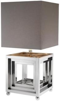 Casa Padrino Designer Edelstahl Tischleuchte - Luxus Qualität