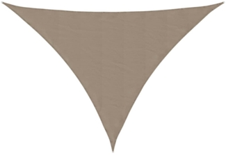 vidaXL Sonnensegel Taupe 7x5x5 m 100% Polyester Oxford 42002282