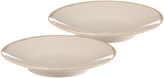 Ritzenhoff & Breker Sahara Servierplatte ø 31 cm 2er Set - Creme - DS