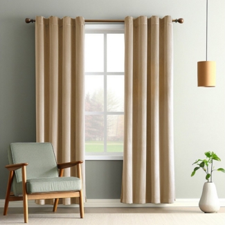 LMaxhome Verdunkelungsvorhang Blickdicht Samt Velvet Vorhang Gardinen Thermo Weihnachtsvorhänge Deko, (2 St), verdunkelnd, 132x213cm/244cm/274cm/305cm, Winter Verdickt