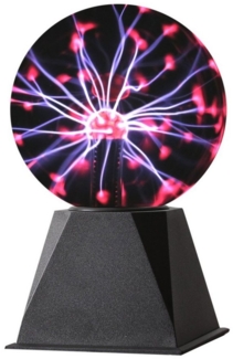 SATISFIRE LED Dekolicht Plasmakugel Plasmaball magisch zuckend Blitz-Show rot, rot