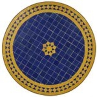 Mosaiktisch aus Marokko - Rund -M60-17