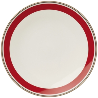 Dibbern Capri Teller 28 cm Rot / Anthrazit