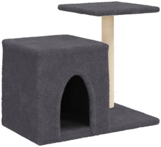 vidaXL Kratzbaum mit Sisal-Kratzsäulen Dunkelgrau 50,5 cm 172126