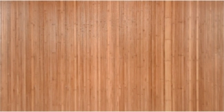 vidaXL Teppich Rechteckig Natur 100x200 cm Bambus 376805