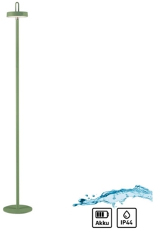 JUST LIGHT Stehlampe AMAG, Dimmfunktion, LED fest integriert, Warmweiß, Akkuleuchte
