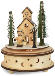 RIFFELMACHER & WEINBERGER Schneekugel Riffelmacher Spieluhr klassisch mit LED und Timer