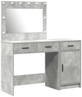 vidaXL Schminktisch mit Tür 2 pcs Grau 40 x 41 x 75 cm Holzwerkstoff 3334230