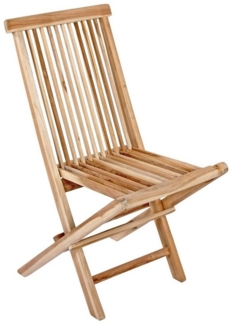 SAM® Gartenstuhl Fiona, Klappstuhl, robustes Teakholz, ohne Armlehnen