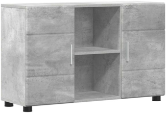 vidaXL Sideboard Beton Grau 88,5 x 30,5 x 55,5 cm Holzwerkstoff 880294