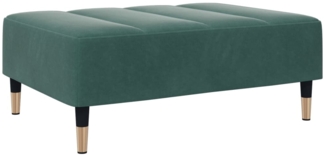 vidaXL Fußhocker Dunkelgrün 77x55x31 cm Samt 4007395
