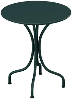 Vente-unique - MIRMANDE Gartenessgruppe Metall Grün - B 60 cm x H 70 cm x L 60 cm