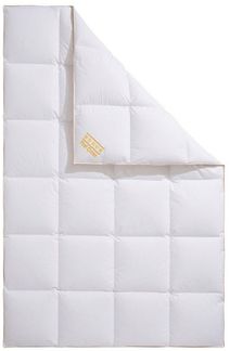 OBB Daunenbettdecke Emilias, Bettdecken für Sommer und Winter, Ganzjahresdecke, Füllung: 90% Daunen, 10%Federn, Bezug: 100% Baumwolle, Bettdecke 135x200 cm, 155x220 cm, weitere Größen, Made in Germany