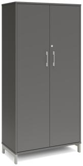 Büroschrank DNA 800x1660 mm Anthrazit/Weiß 4A4