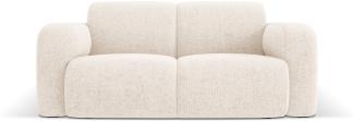 Micadoni Boucle Sofa Molino 2-Sitzer Chenille Hellbeige