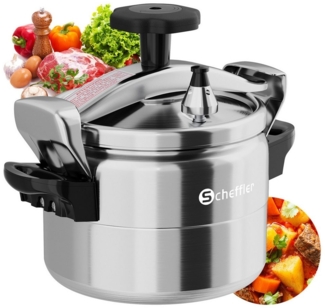 Scheffler Schnellkochtopf Dampfkochtopf Induktion, für alle Herdarten geeignet, Aluminium (3L/7L/11L/11L/15L, schnellkochtopf), Induktion