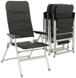 VCM Gartenstuhl 4er Hochlehner Gartenstuhl Outdoor Stuhl Garten