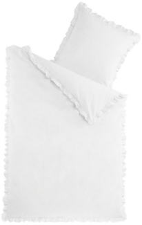 Optidream Renforcé Bettwäsche 135x200 cm Bettbezug 135x200 cm Kopfkissenbezug 80x80 cm weiss weiss