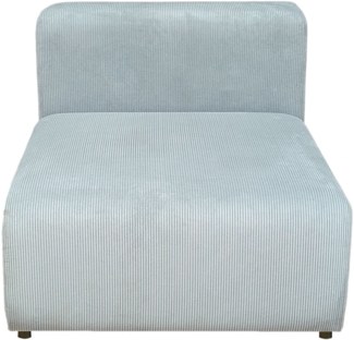 Sofa-Modul Suldal Sitzelement Cord Hellblau [en. casa]