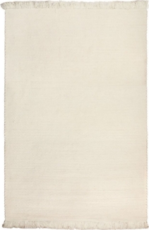 Steffensmeier Wollteppich Alois, Rechteckig, Handweb Teppich, naturfarben