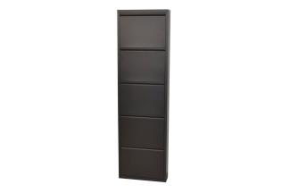 Metallschuhschrank "Madrid III", 5 Klappen, anthrazit