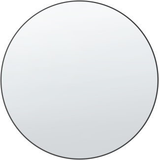 Wandspiegel ANNEMASSE 80 cm 80 cm Metall Schwarz