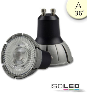 ISOLED GU10 Vollspektrum LED Strahler 7W COB, 36°, 2700K, dimmbar