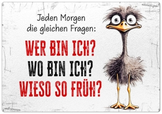 Cadouri Frühstücksbrett 'Jeden Morgen' - Glasschneidebrett mit Motiv, Frühstücksbrettchen, Glas, (1-St, 1 Schneidebrettchen mit 4 rutschhemmenden Gummifüßchen), Glasbrettchen mit strukturierter Oberfläche und abgerundete Ecken