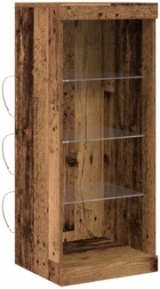 vidaXL LED-Sideboard Altholz 41 x 37 x 100 cm Holzwerkstoff 863054