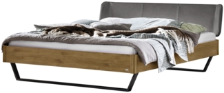 Hasena Lounge Montieri 140x200 Wildeiche natur, geölt - Fusshöhe 25 cm Massivholzbett