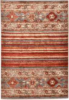 Gino Falcone Teppich Felicia 26559, rechteckig, Höhe: 12 mm, Kurzflor, modernes Ethno-Design, weicher Flor