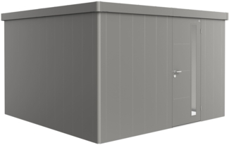 Biohort Gerätehaus Neo, 4D: 348 x 348 x 222 (b x t x h) cm, quarzgrau-metallic