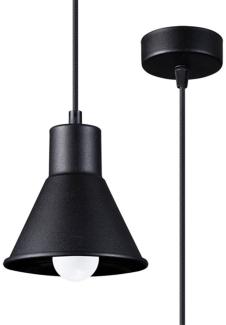 SOLLUX SL. 0985 Pendelleuchte TALEJA 1 schwarz E27 L: 140, B: 140, H: 1200, 60W, dimmbar