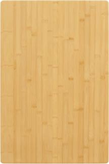 vidaXL Tischplatte 60x100x2,5 cm Bambus 3154994
