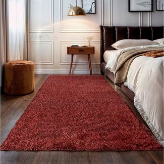 OTTO home Teppich Banji, rechteckig, Höhe: 37 mm, Uni Farben, weich und flauschig, auch als Läufer & in rund erhältlich