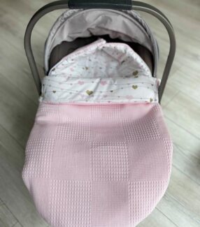 Einschlagdecke 3in1 Einschlagdecke für Autoschale Babyschale Ganzjahres Schlafsack, Baby Fancyroom, 0-12 Monate geeignet
